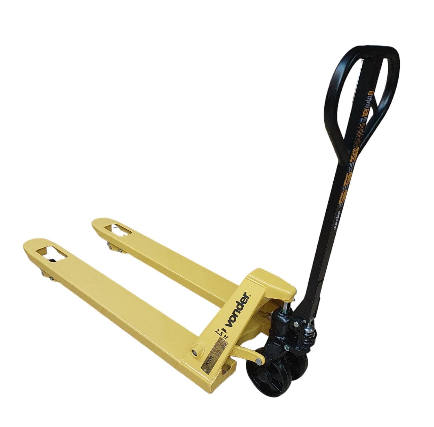 Paleteira Hidráulica 2,5t 1150x550mm Roda Dupla Nylon VONDER