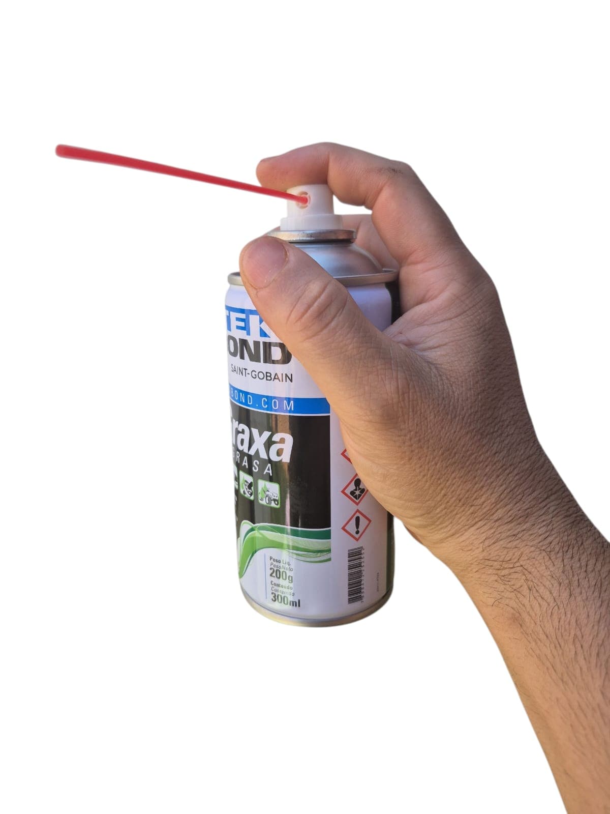Graxa Branca Spray 200g/300ml Tekbond