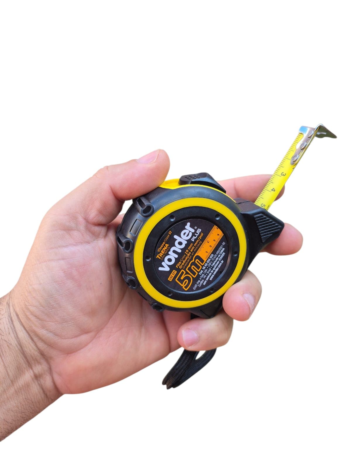 Trena Profissional De Fita De Aco 5Mx19mm Autotrava Vonder