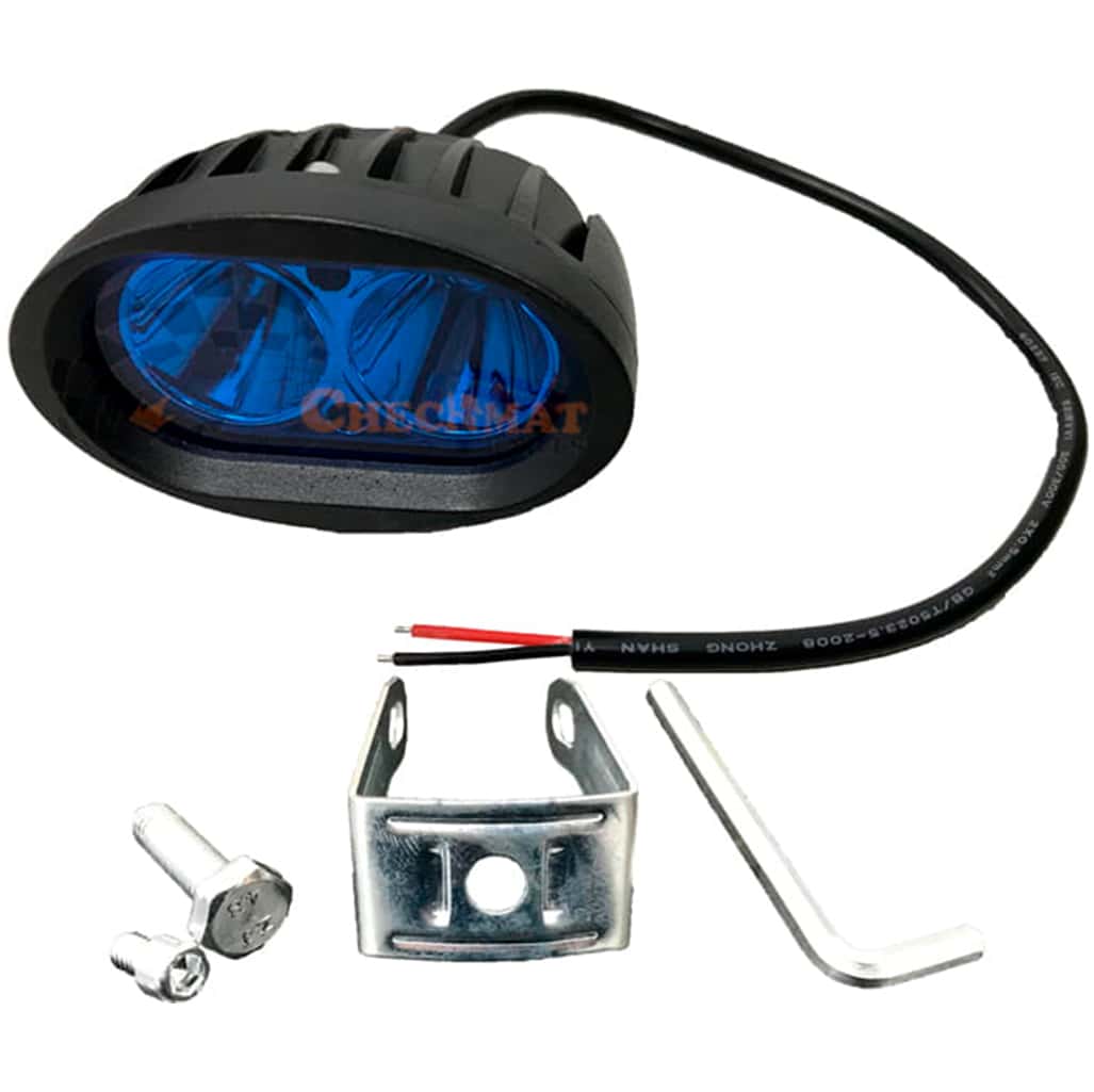 Farol Blue Led Spot 20w Auxiliar Segurança