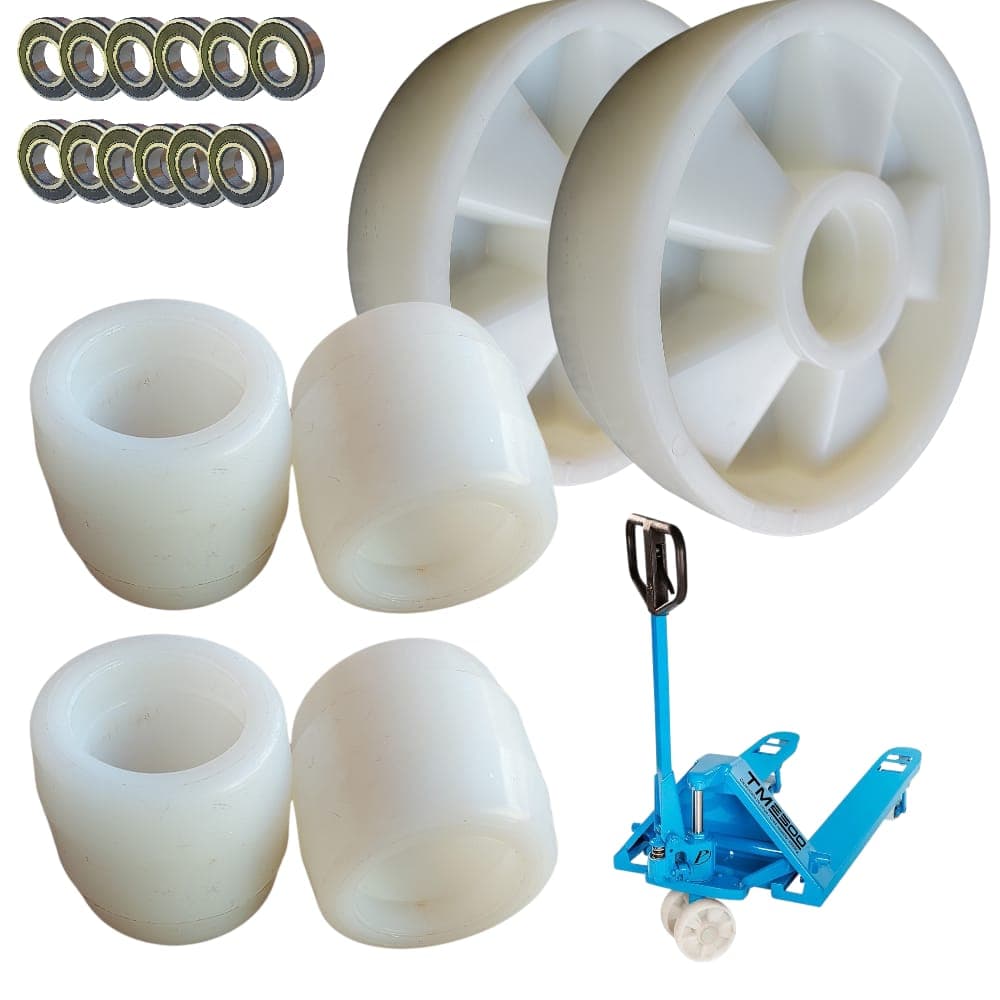 Kit Rodas Paleteira TM2500 Paletrans Direcional e Carga