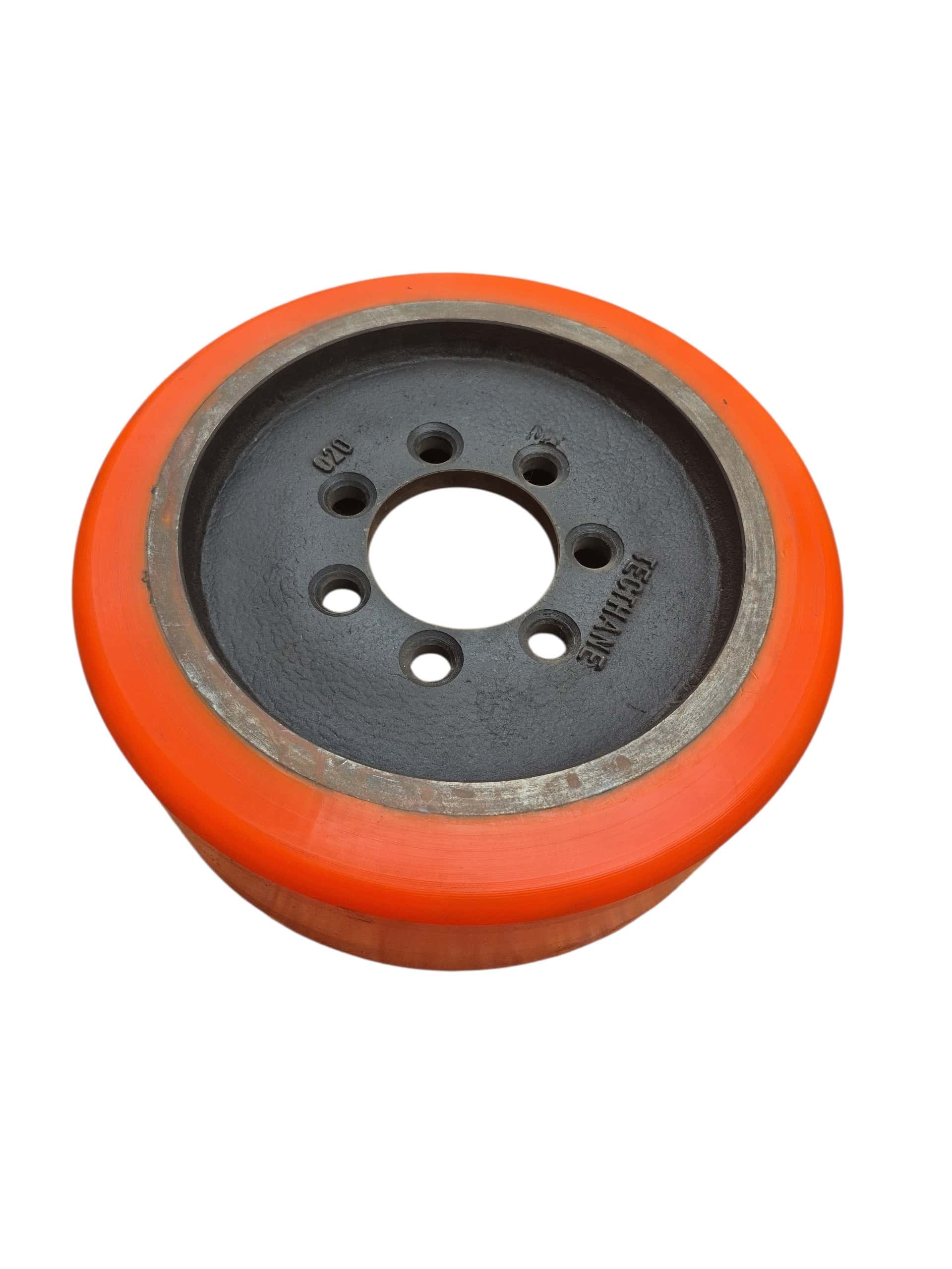 Roda Tração Empilhadeira 343x141 Centro 90mm Yale-Paletrans