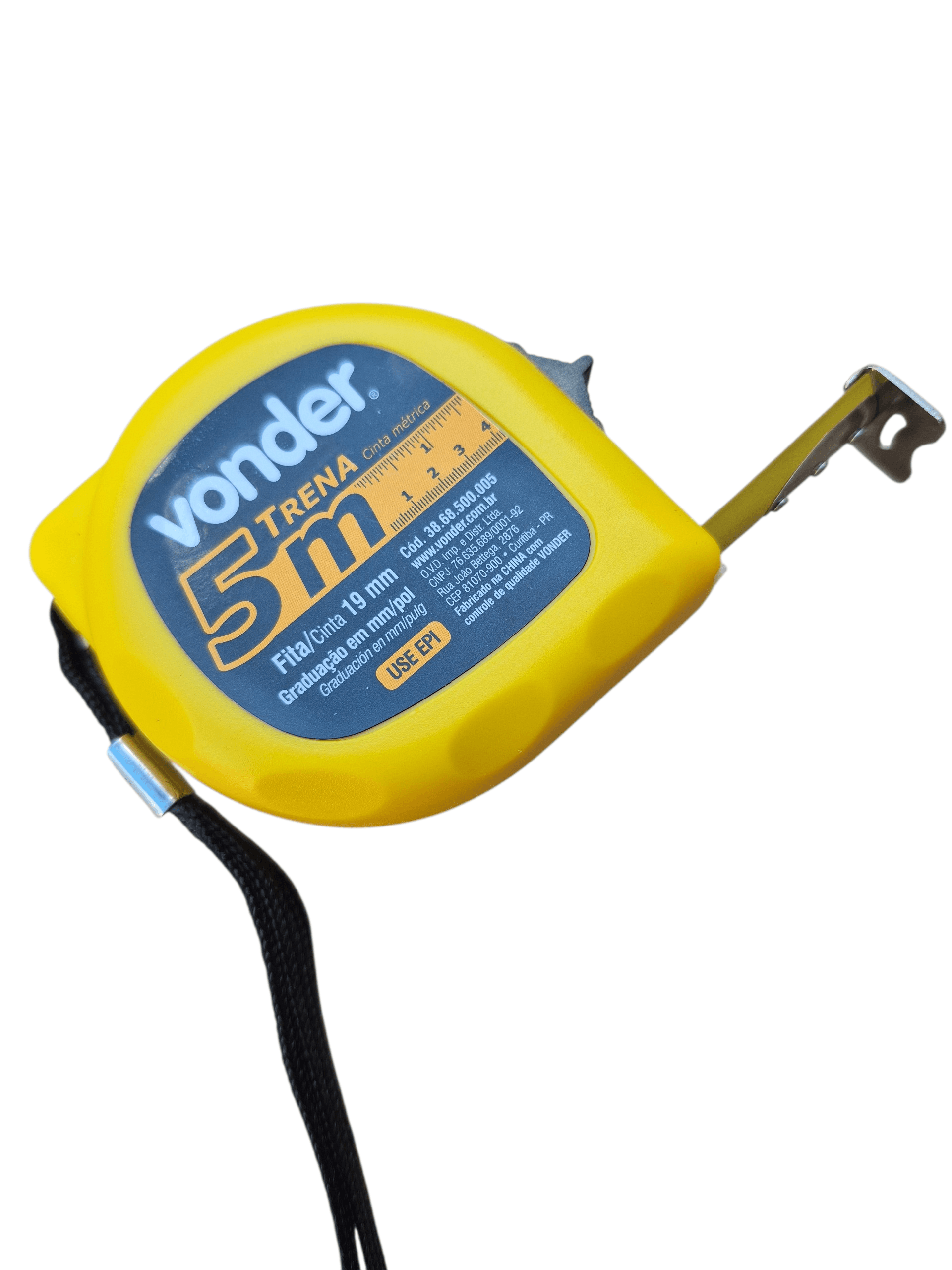 Trenas Fita de aço 5mx19mm c/ Trava Vonder