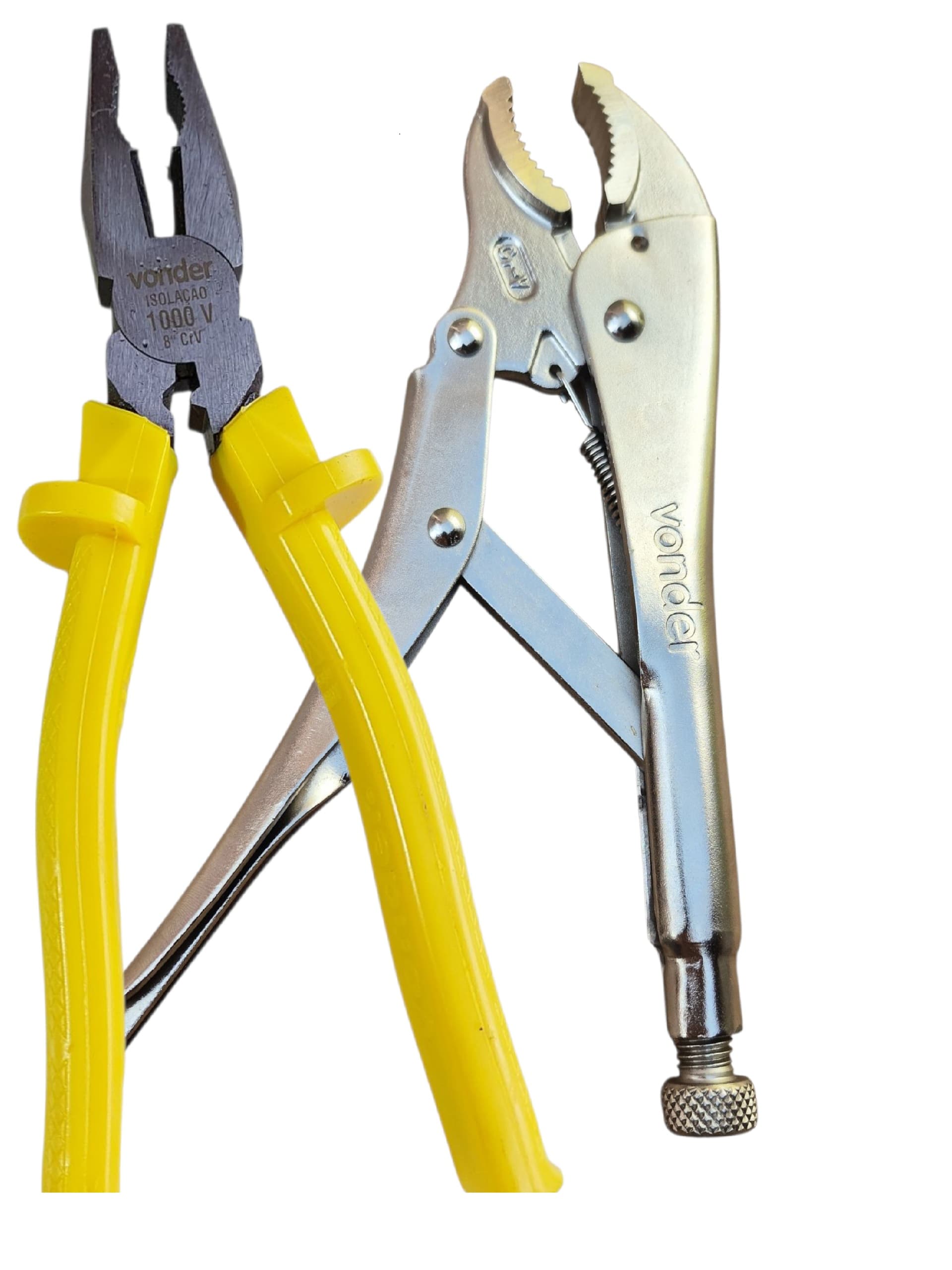kit Vonder - Alicate de Pressão 10 e Alicate Universal 8