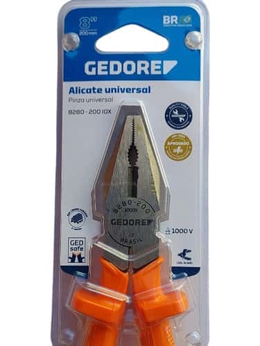Alicate Profissional Universal Isolado 8 Iox 8280-200 Gedore