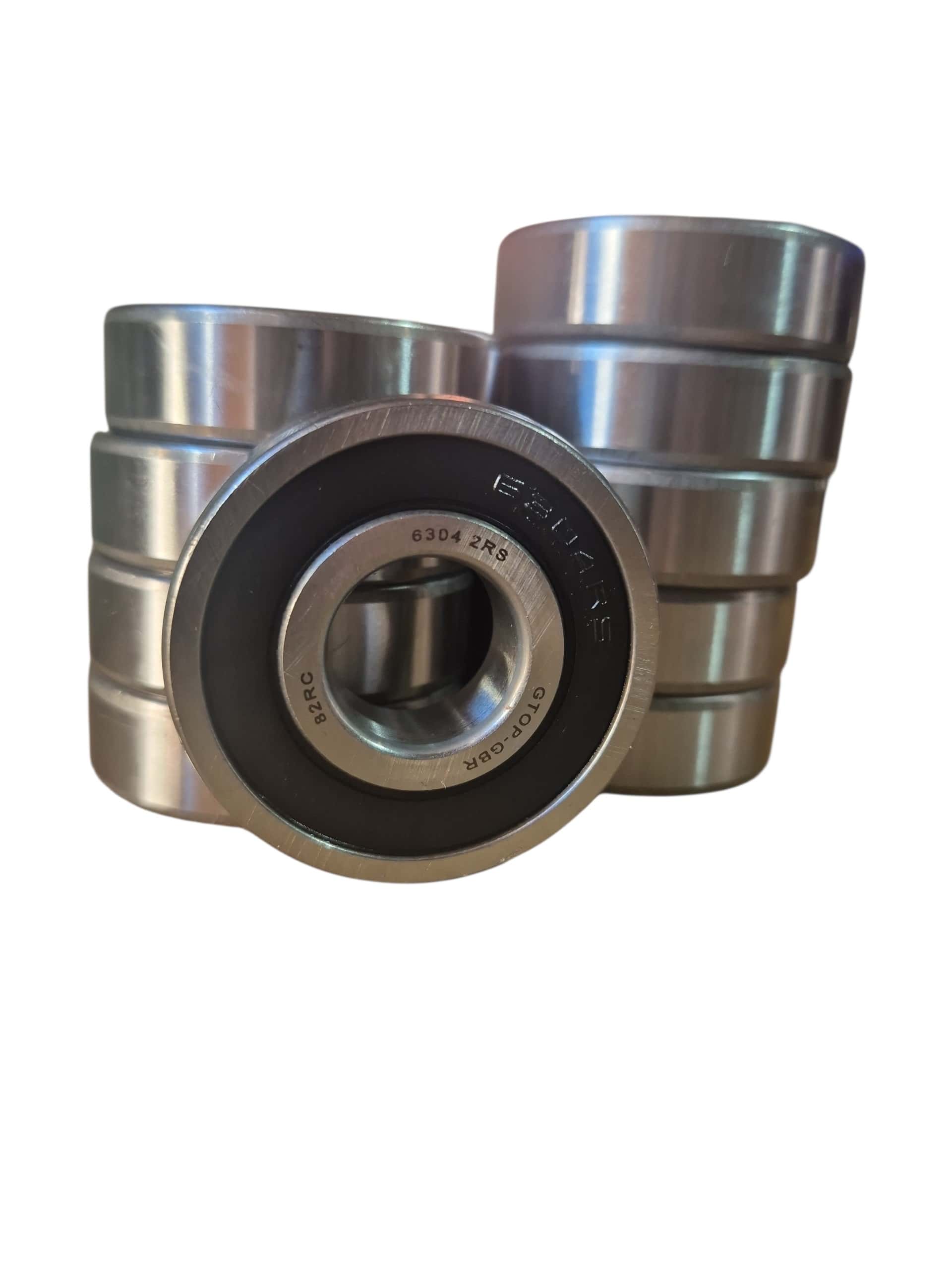 10 Rolamento Rígido Esfera 6304 2RS 20x52x15 GBR/GTOP