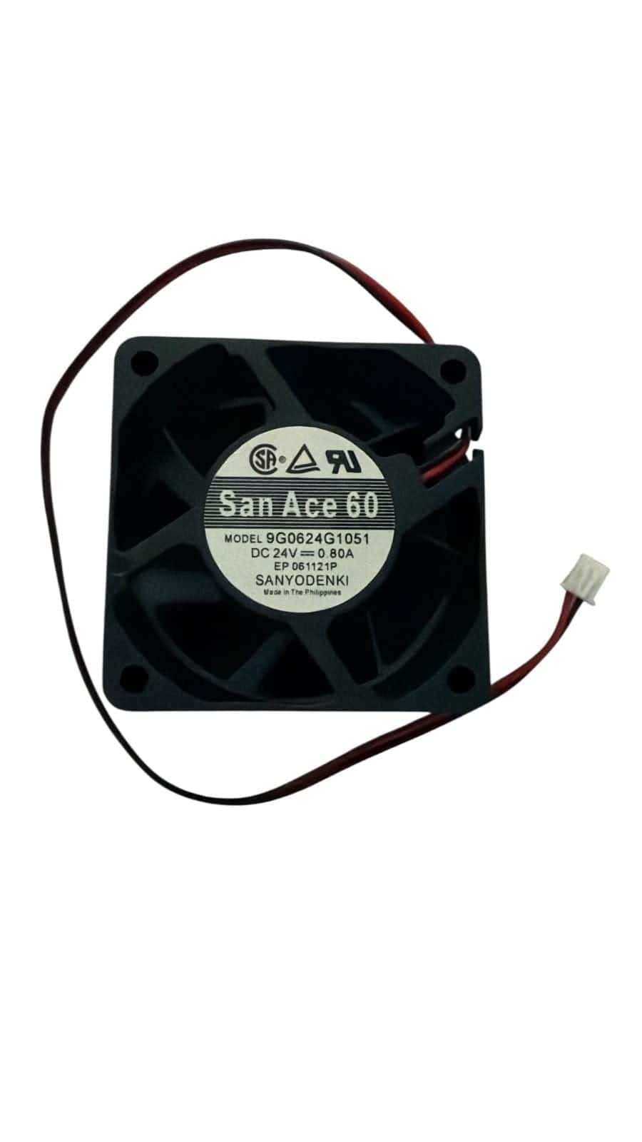 Ventilador 24v 60x60x38 80A SAN ACE 9G0624G1051