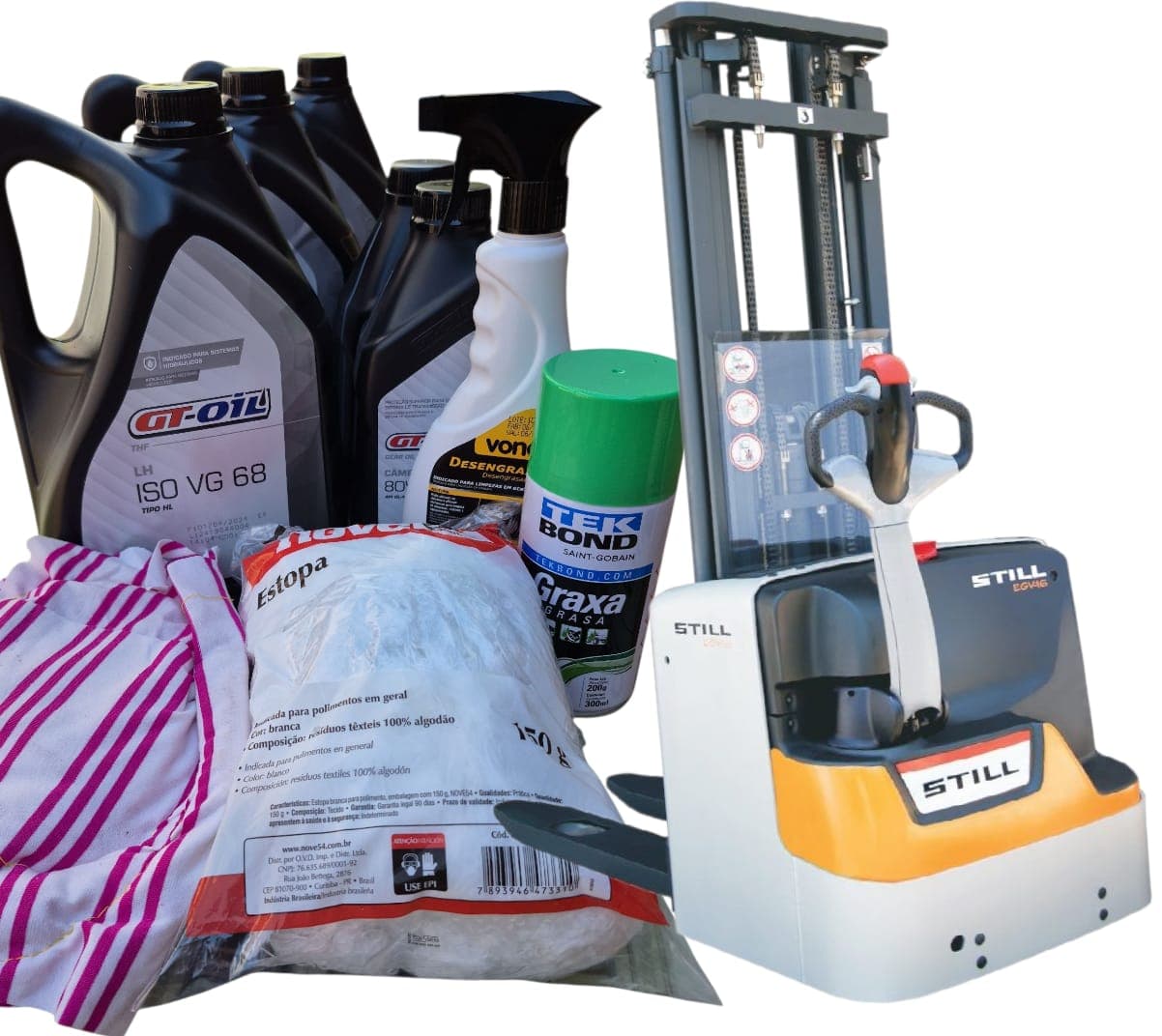 Kit Preventiva 3000h/1a Troca De Óleo Empilhadeira Egv Still