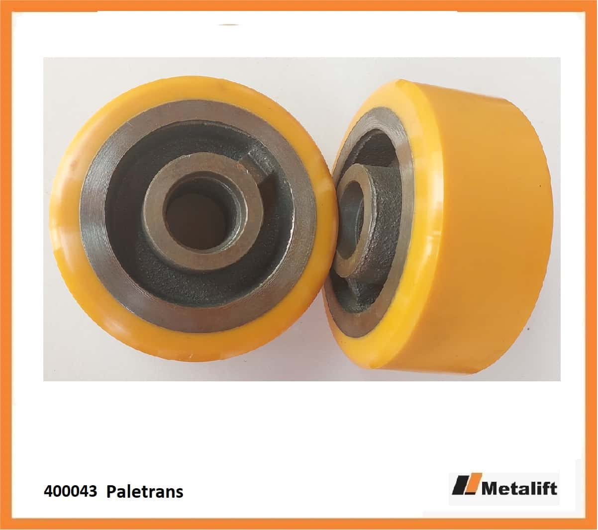Roda De Apoio Paletrans 400043 Pt16 Ptfast - 125x50mm