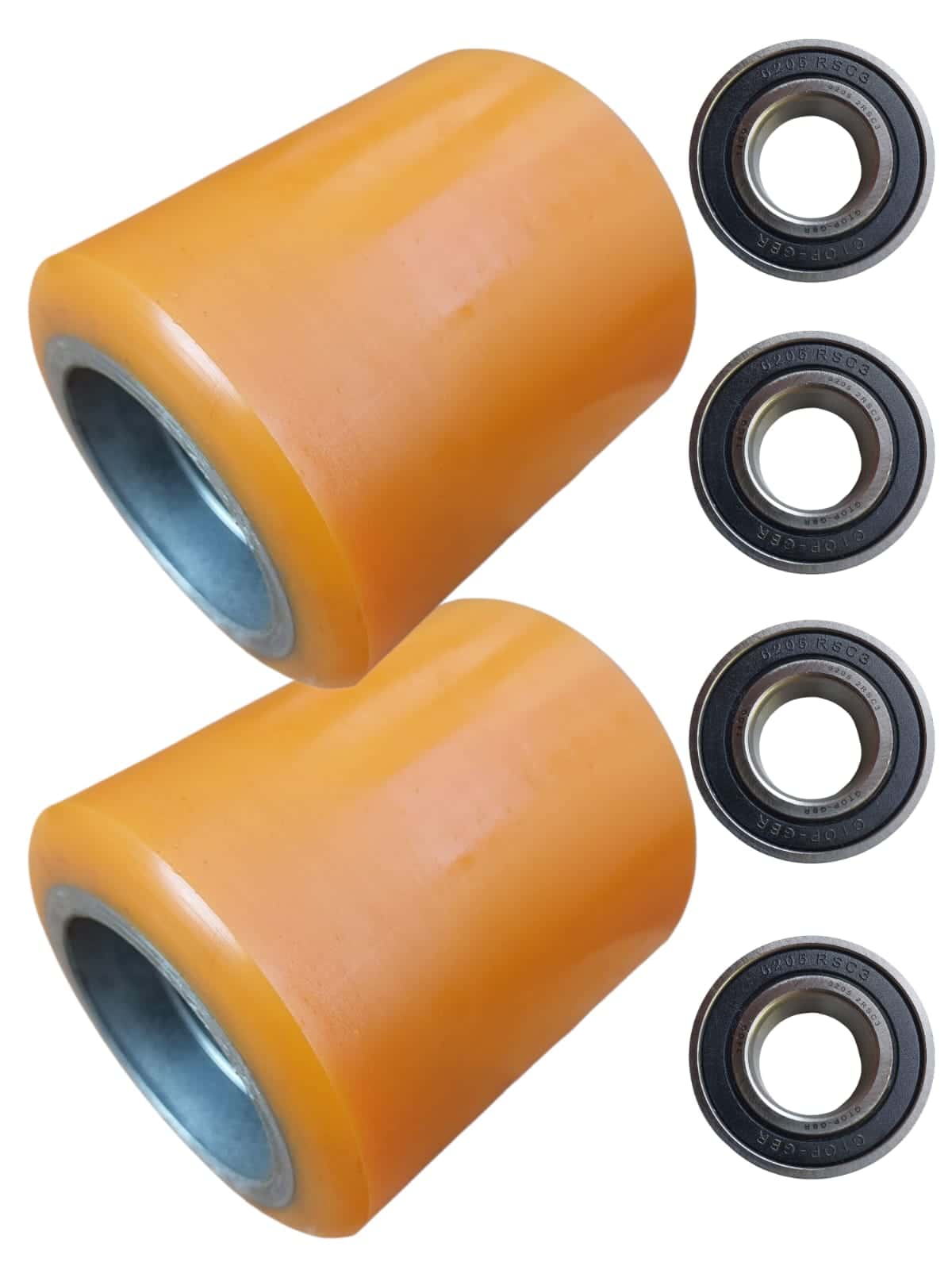 2 Roda Carga + 4 Rolamentos Still Egv14/16 85x95mm 6314884