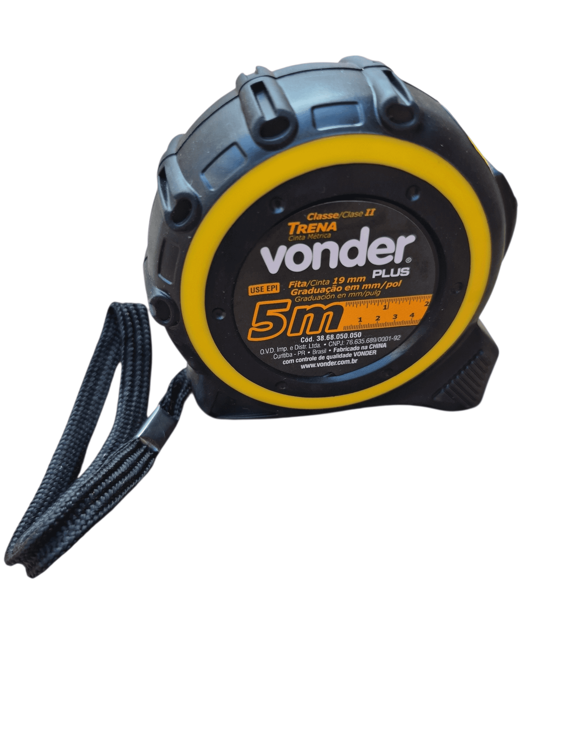 Trena Profissional De Fita De Aco 5Mx19mm Autotrava Vonder