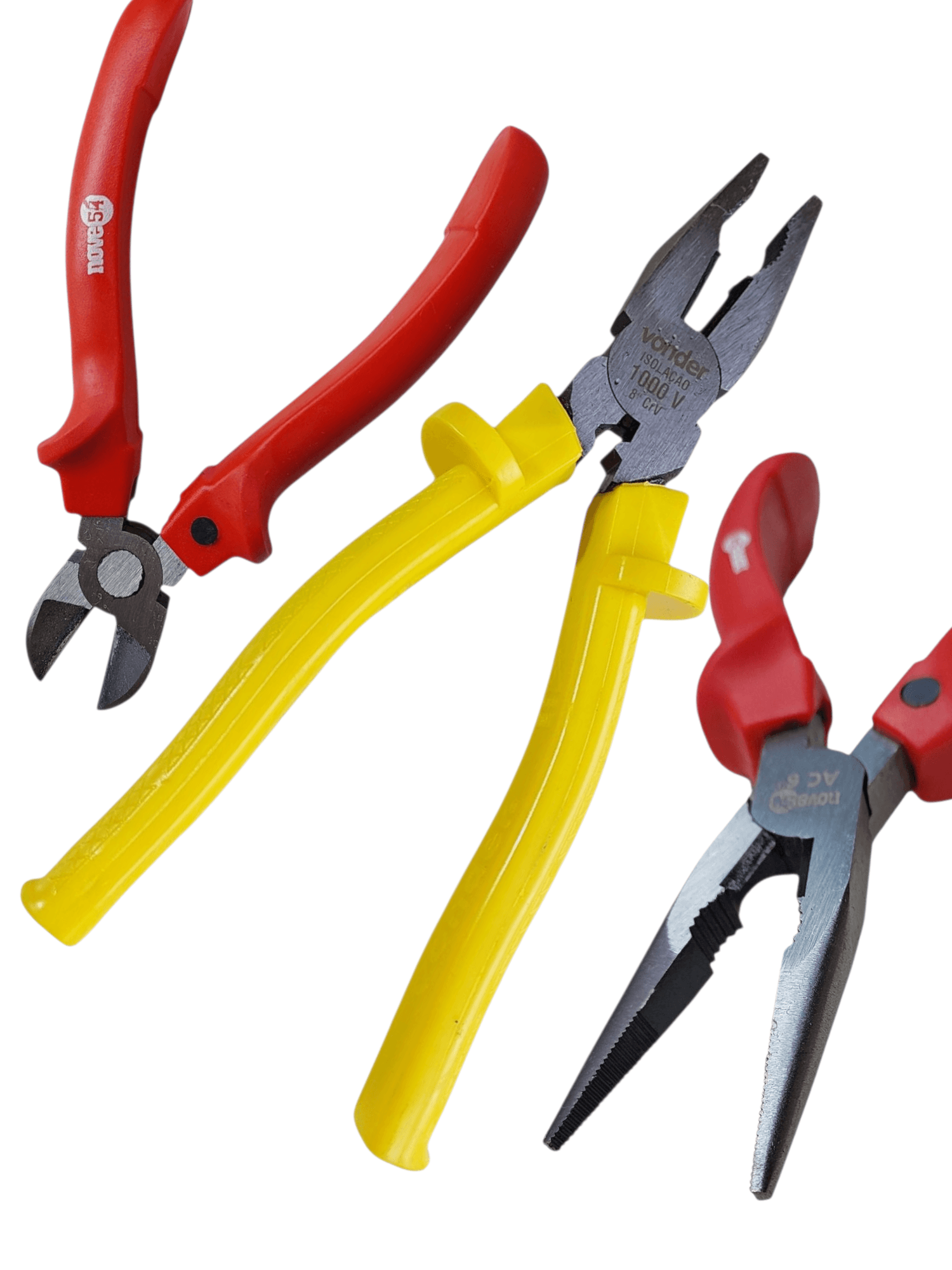 kit Alicate Vonder/ Nove54 - Universal 8, Corte 6 e Bico 6