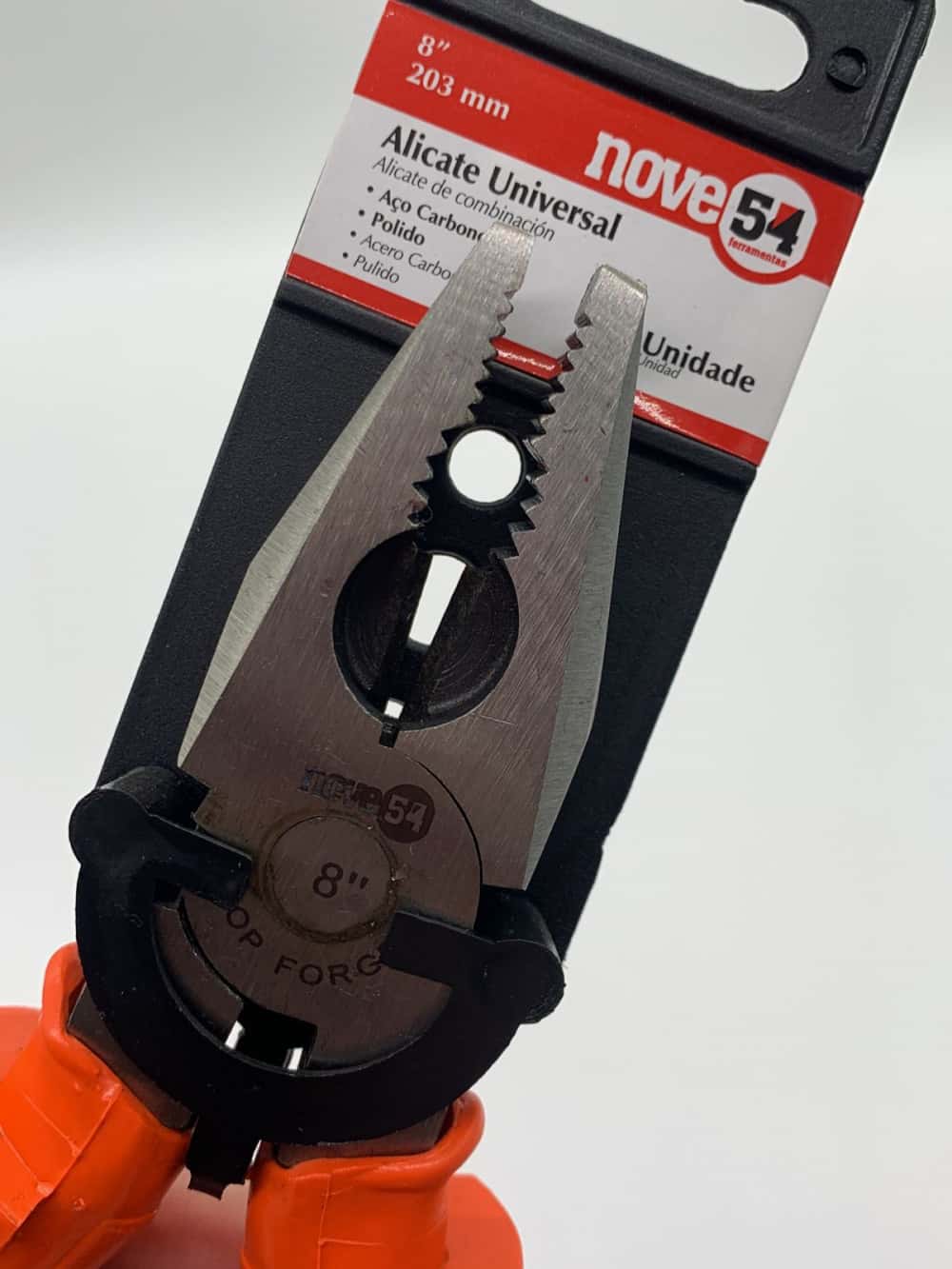 Alicate Universal 8" Heavy Duty Polido Nove54