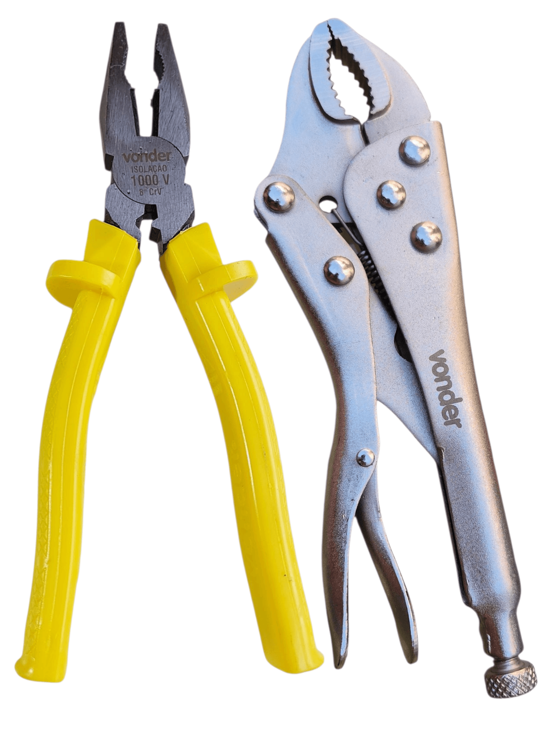 kit Vonder - Alicate de Pressão 7 e Alicate Universal 8