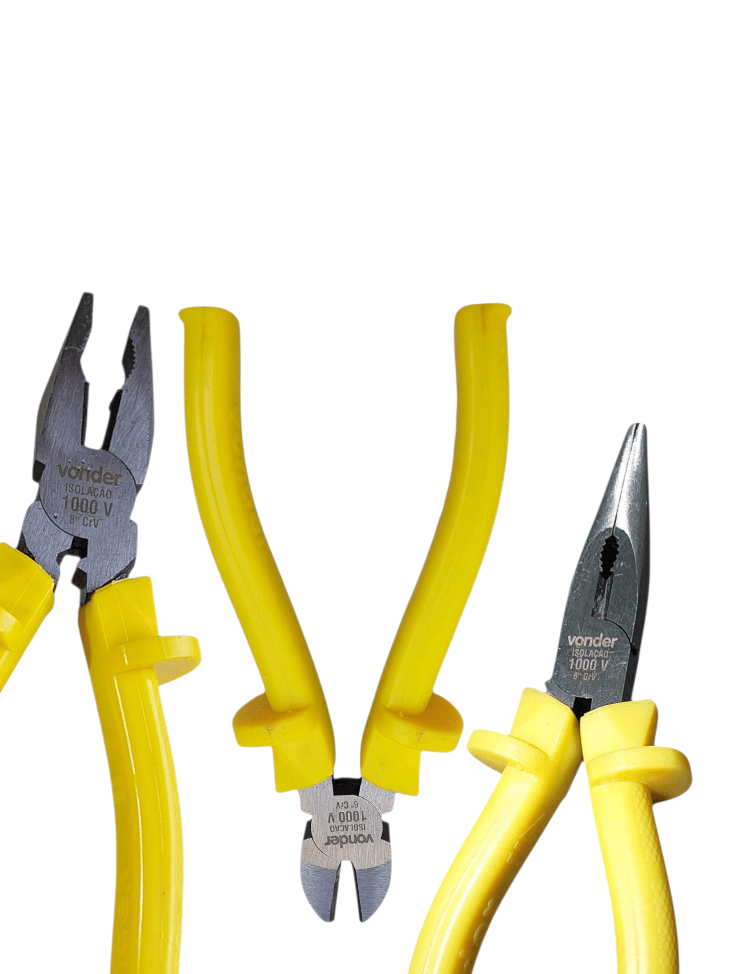 kit Alicate Vonder - Universal 8, Corte 6, Bico 6