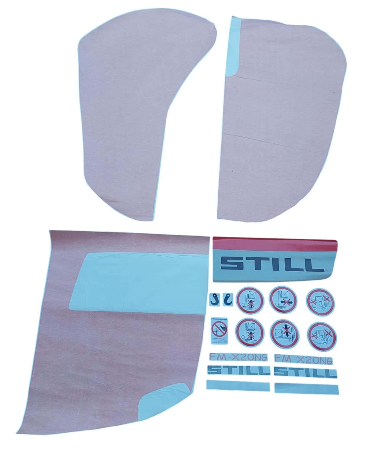 Conjunto Adesivo Empilhadeira Still FMX NG