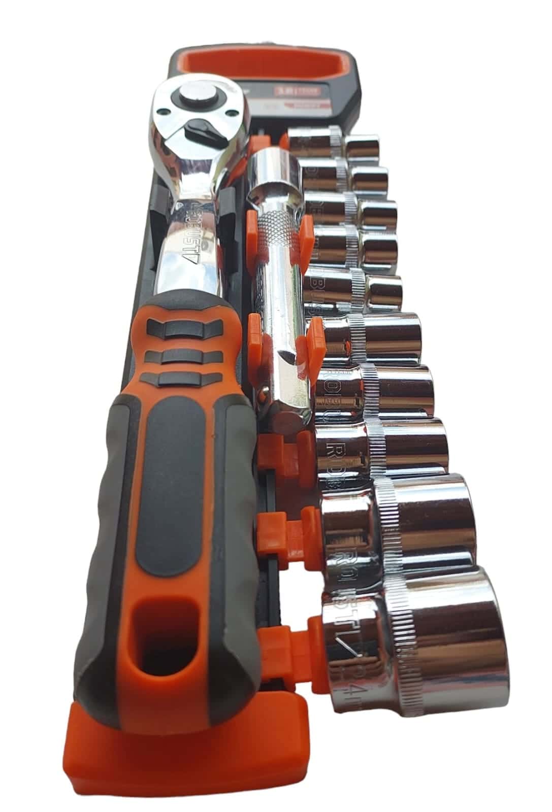 Jogo de Soquetes Sextavados 10 a 24 mm 12 peças ROBUST