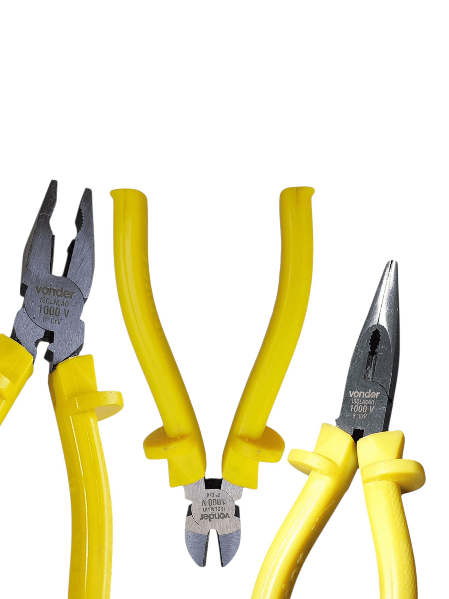kit Alicate Vonder - Universal 8, Corte 6, Bico 6